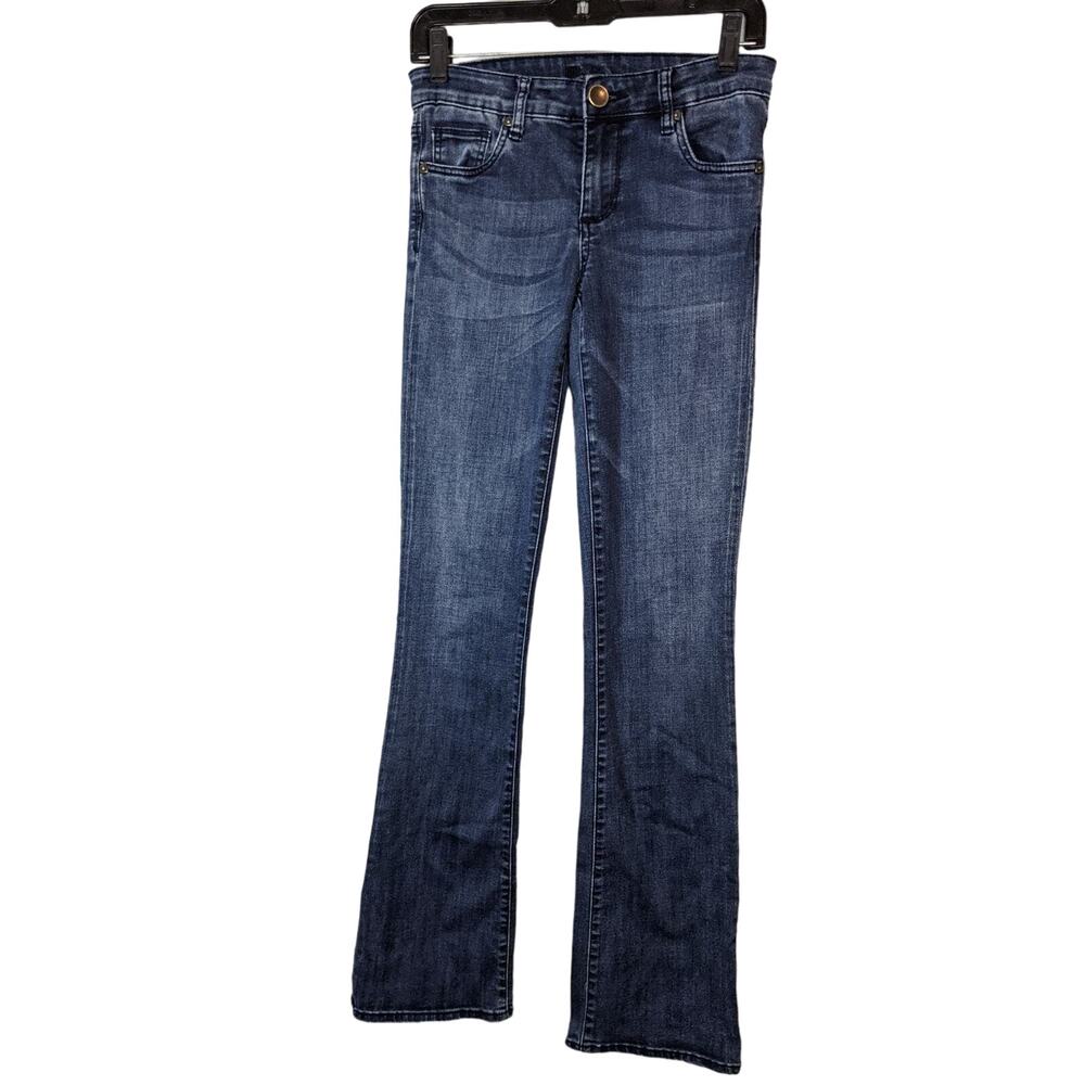 Boot Cut Kut From The Kloth Adel Slouchy Boyfriend Jeans Size 2 Western Ranch